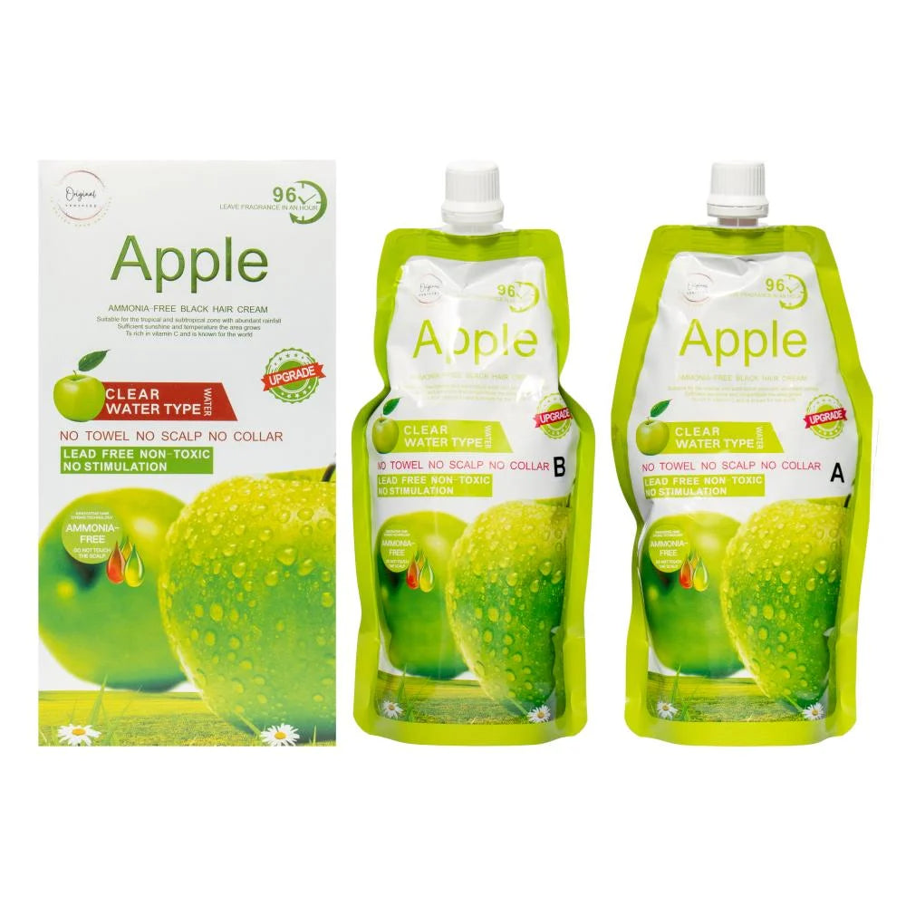 Apple Natural Black Hair Dye 500+500ML (1BOX)