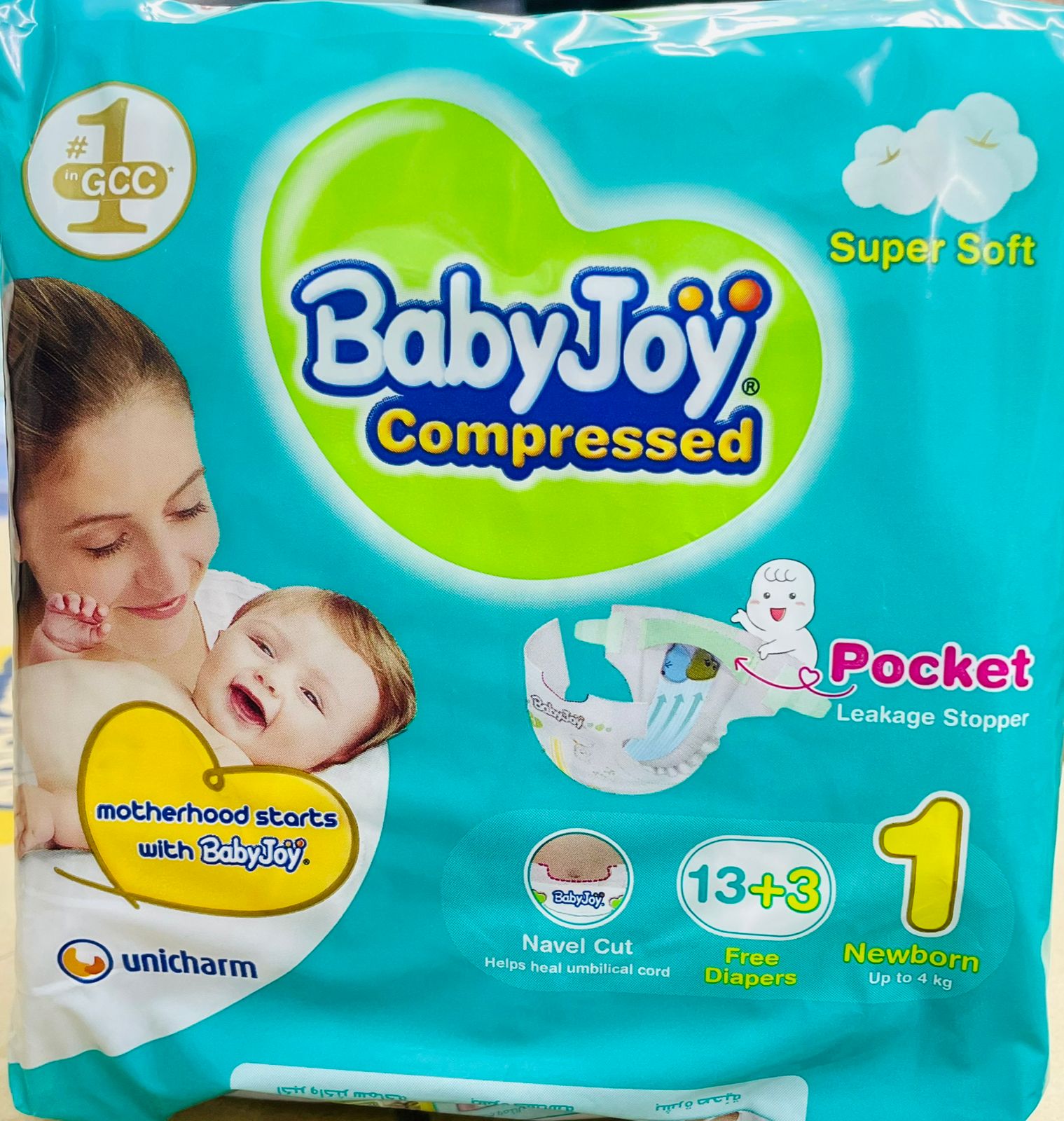 Baby Joy Size 1 Newborn (1COTEN=128PIECE)