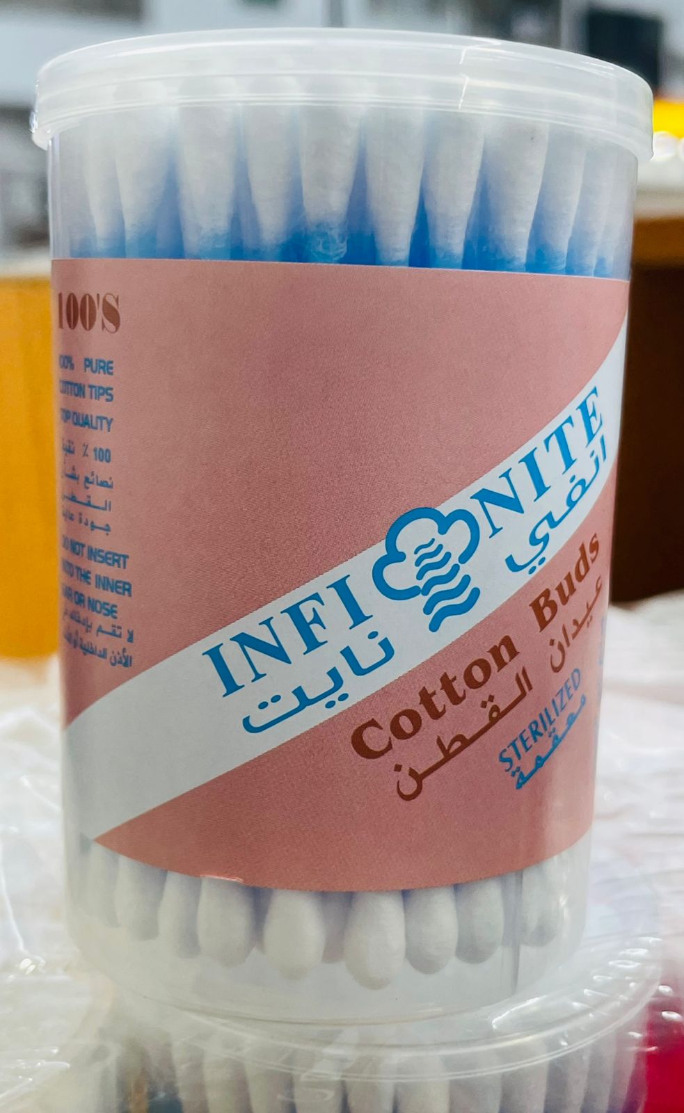 INFI NITE COTTON BUDS 100PCS (1DOZEN)