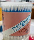 INFI NITE COTTON BUDS 200PCS (1DOZEN)