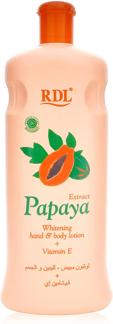 PAPAYA HAND & BODY LOTION 600ML (1DOZEN)