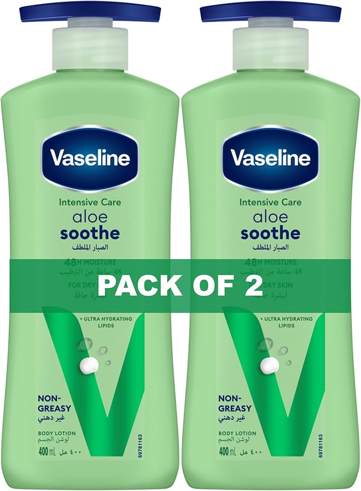 Vaseline Aloe Soothe Body Lotion 400ML (1DOZEN)