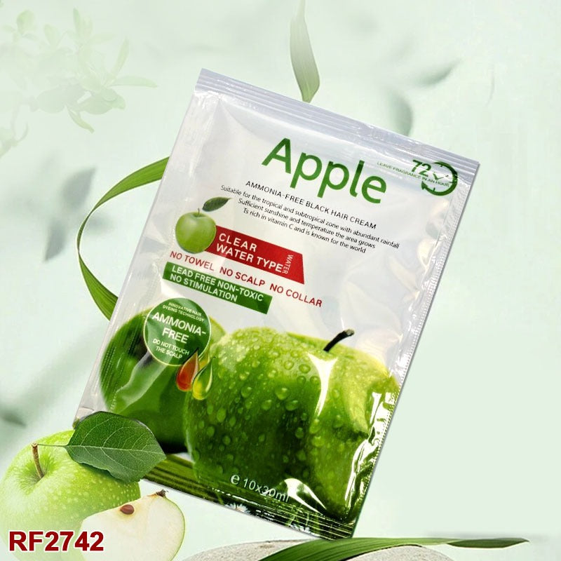 Apple Natural Black Hair Dye 25ML (1BOX)